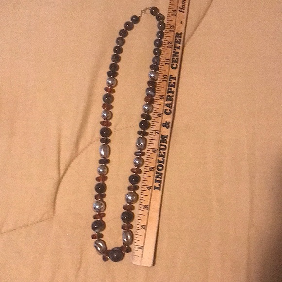 Jewelry - 🍂 Amber and gold Costume Necklace 🍂